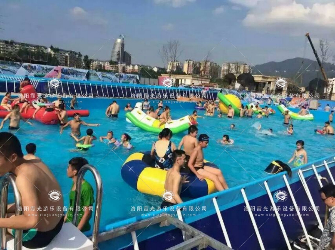 广东充气游泳池